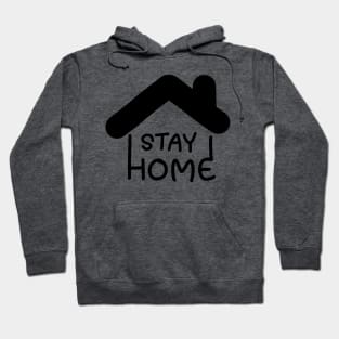 stay home logo Hoodie